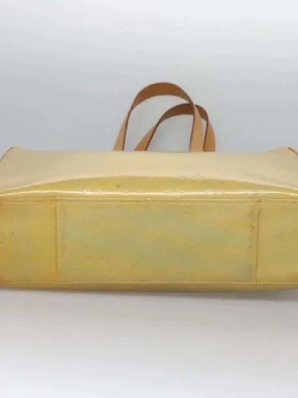 LOUIS VUITTON Monogram Vernis Columbus Tote Bag Gris M91028 LV Auth bs22929 - Picture 6 of 16